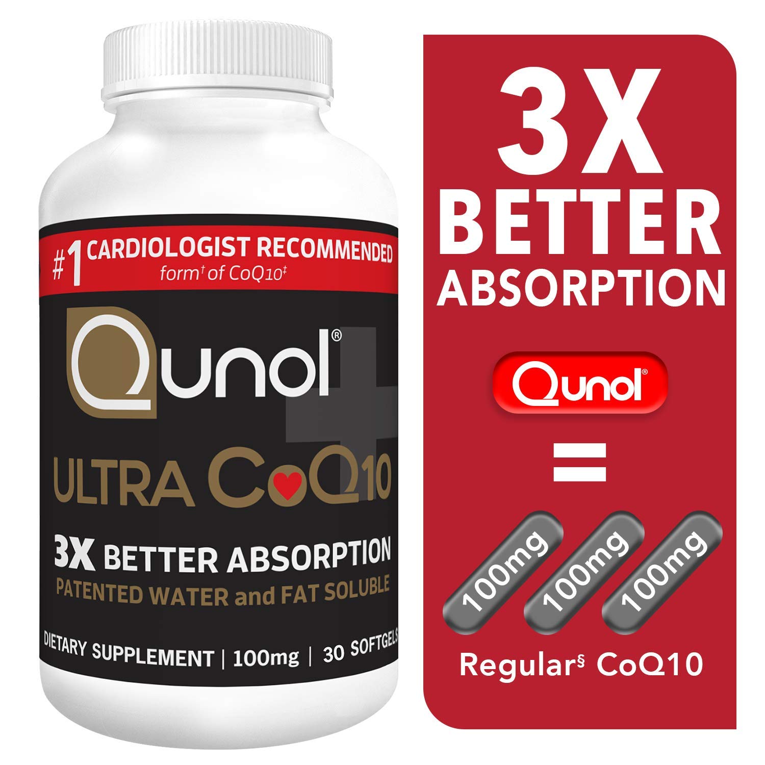 Qunol Ultra CoQ10 30 Softgels