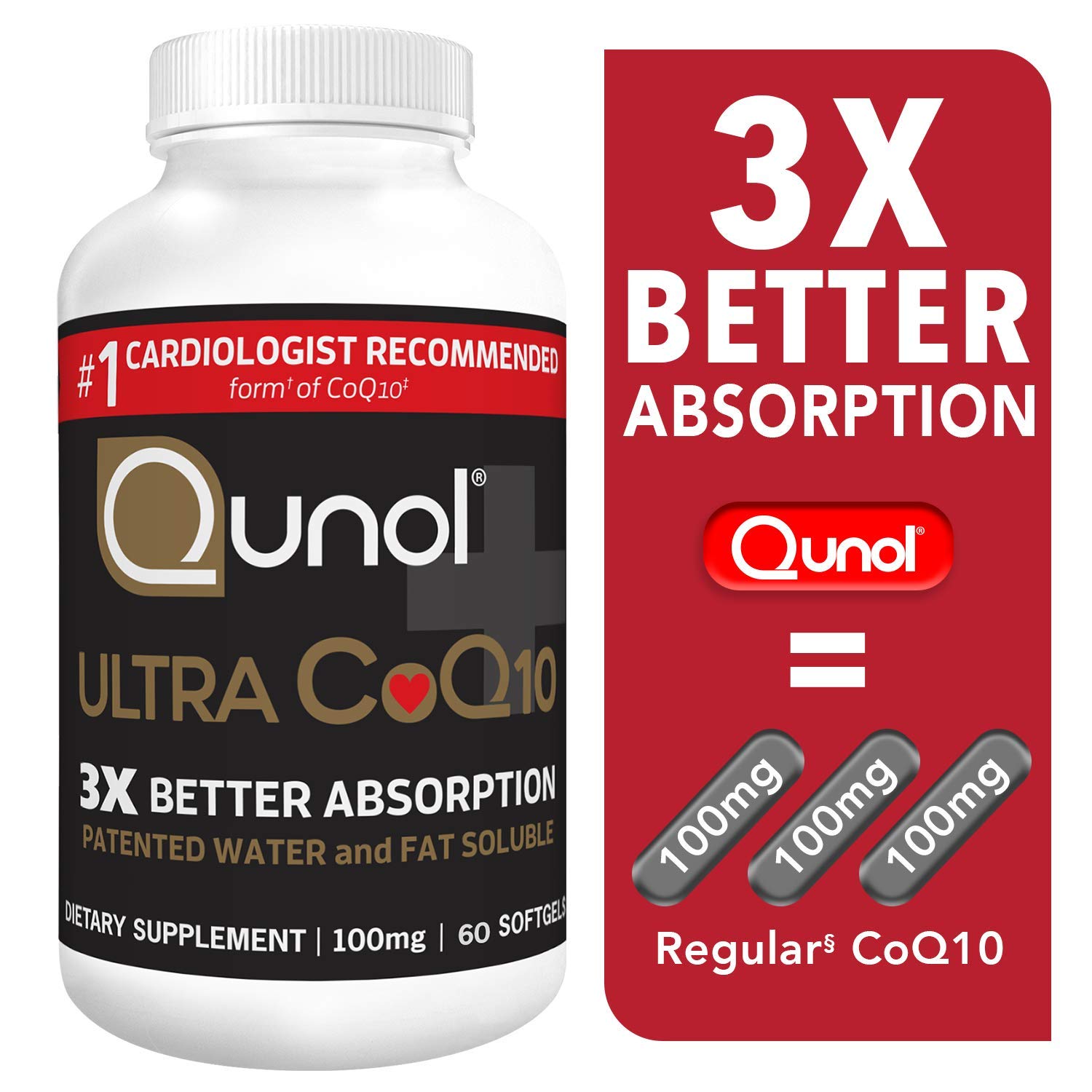 Qunol, Ultra CoQ10 60 Softgels